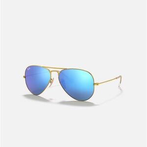 Ray-Ban blue lenses sunglasses. Worn